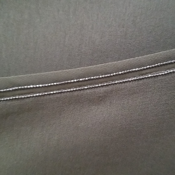 Lafayette 148 New York Khaki Short Sleeve Top - Picture 3 of 5